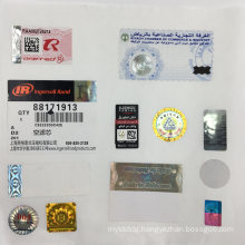 Custom Certificate Security Laser Round Bright Self-Adhesive Hologram Sticker